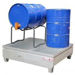 Opvangbak voor 4 vatten 1320 x 1220 x 400