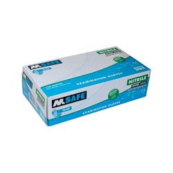 Handschoen Nitril poedervrij blauw T9 / L - doos 100st