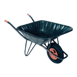 Kruiwagen platte neus type luchtbandwiel 80l